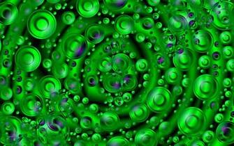 Green Bubble Swirl Wallpaper By Sookiesooker