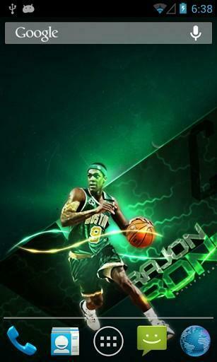 Boston Celtics Wallpaper Featuring Rajon Rondo And The