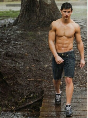 Wallpaper Shirtless Taylor Lautner