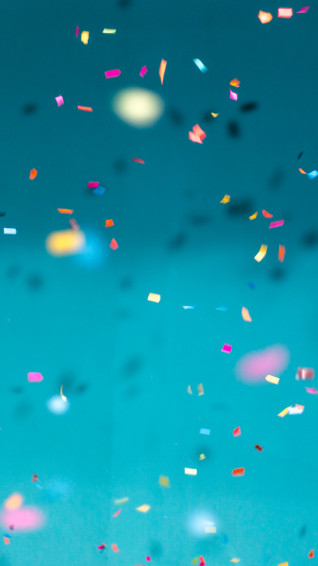 Confetti Color And Blue iPhone Wallpaper Idrop News