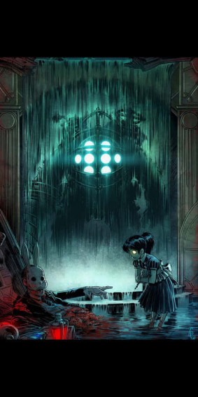 Enjoy The Amazing World Of Bioshock With 4k Graphics On Your iPhone Wallpaper