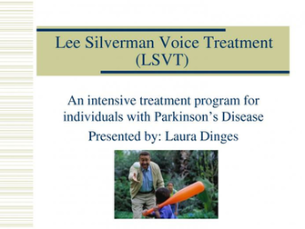 Lee Silverman Voice Treatment Lsvt By Tracy12