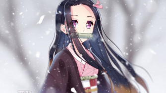 Nezuko Aesthetic Wallpaper