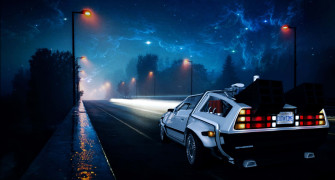 Delorean 4k Wallpaper