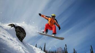 Wallpaper Extreme Snowboarder Sport