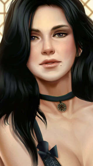 Beautiful Girl Cartoon Wallpaper