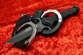 Weapons Handcuffs Knives HDr Photography