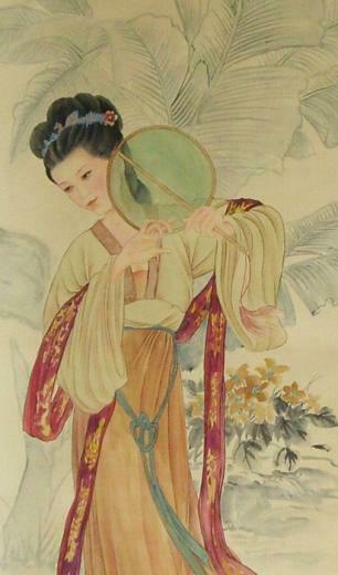 Griffin Wong Elegance In Silk Hand Painted Wallpaper Design