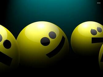 Smiley Faces Wallpaper 3d