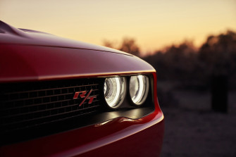 Dodge Challenger Srt Hellcat Lights Wallpaper
