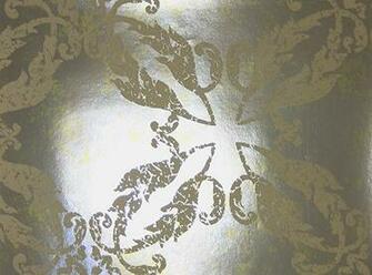 Pin Foil Damask Wallpaper