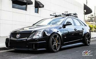 Cars Cec Tuning Wheels Cadillac Cts V Wagon Black Wallpaper
