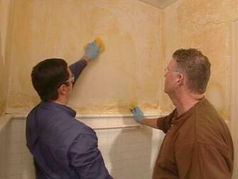 Linen Cloth Wall Covering From Plaster Walls Diy Network