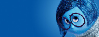Inside Out Animated Film Sadness 2k Wallpaper