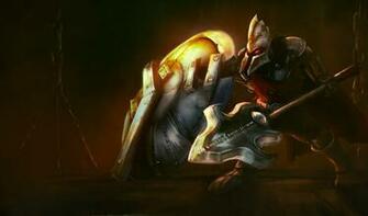 Full Metal Pantheon Skin Original League Of Legends Wallpaper