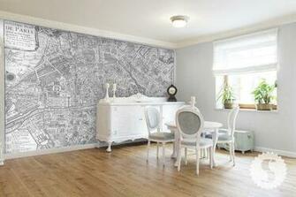 Map Of Paris Peel And Stick Wallpaper