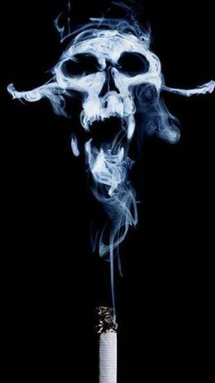 Smoking Skull Wallpaper Group
