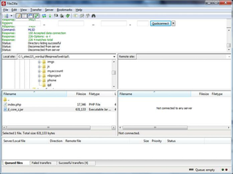 Some Of The Display Is Broken In Windows 64bit Filezilla
