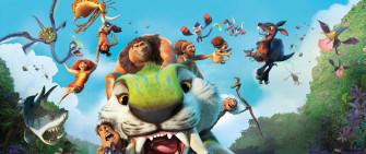 The Croods Animated Movie S Colorful Characters Are Fun Together 8k Wallpaper