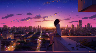 Saw A Sunset That Day Laptop Full HD 1080p 4k Wallpaper Image Photos