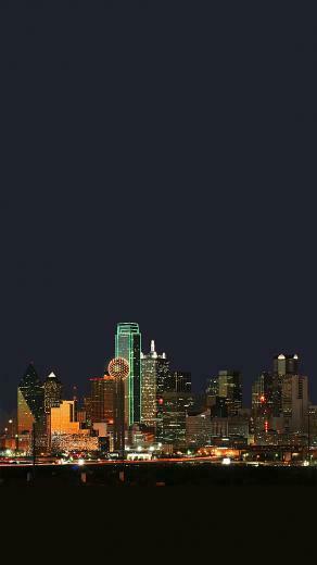 Dallas Texas Night Skyline