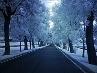 Blue Ottawa Infrared Wallpaper Wallpaperlepi