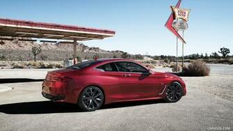 Infiniti Q60 Red Side HD Wallpaper