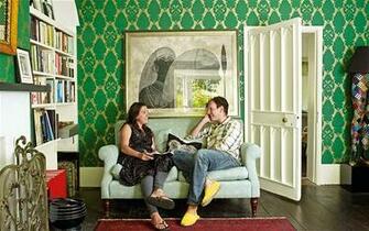 Barneby Gates Wallpaper On Show In A Wiltshire Farmhouse Telegraph
