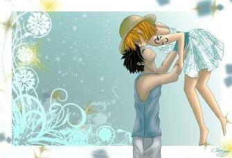 One Piece Image Nami X Luffy Wallpaper Photos