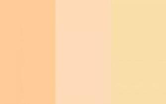 Peach Color Background Orange Puff And