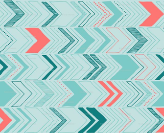 Coral And Mint Chevron Wallpaper Ing Gallery
