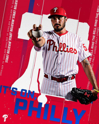 Zach Eflin It S On Philly Poster Wallpaper