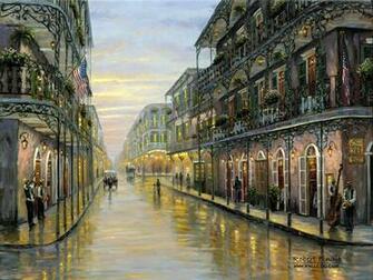 Robert Finale Cityscape Paintings Wallpaper Wallcoo Net