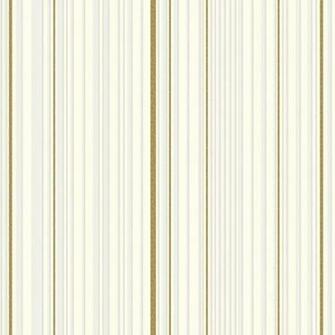 Brown Maestro Stripe Gold Silver Striped Pattern Wallpaper