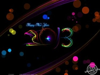 Comhappy New Year Wallpaper Desktop Background Ecard