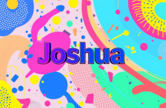 Joshua Name Wallpaper