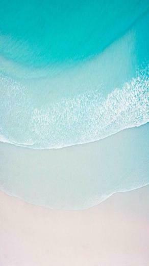 Clear Water Blue Beach Wallpaper In Ios