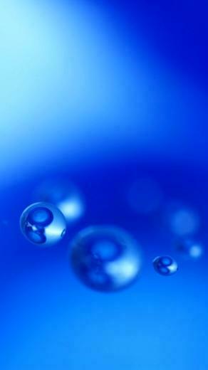 Blue Water Drops Wallpaper iPhone