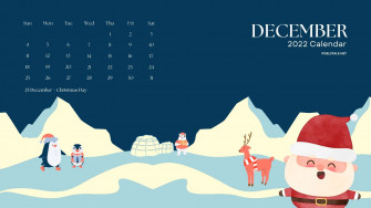 December Calendar Background HD Net