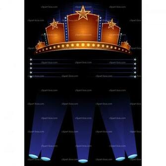 Clipart Cinema Background Royalty Vector Design