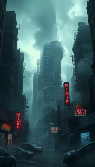 Dystopian Phone Wallpaper