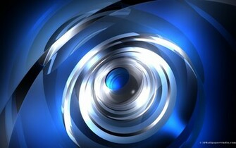Moving Blue 3d Abstract Wallpaper In Screen Resolution