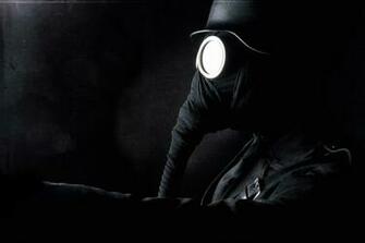 Dark Gas Mask Wallpaper