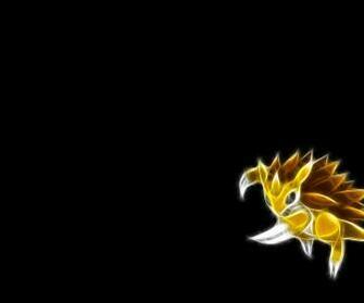 Pokemon Sandslash Black Background 9e43