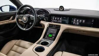 Porsche Taycan Turbo Interior HD Wallpaper