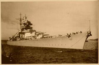 German Battleship Bismarck Computer Wallpaper Desktop