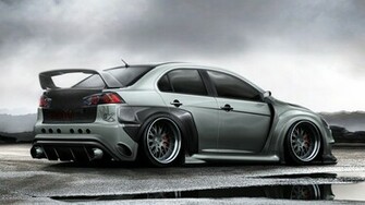 Mitsubishi Lancer Tuning Wallpaper HD