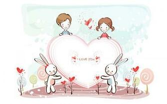 Valentine S Day Wallpaper Cartoon