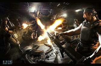 Aliens Gearbox Software Sega Colonial Marines Wallpaper