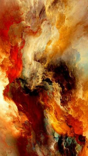 Unreal Clouds Apple iPhone 5s HD Wallpaper